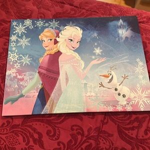 Preowned Frozen light up canvas